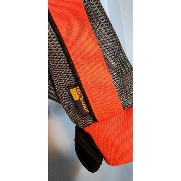 Olympia Moto Sports Mesh Motorcycle Jacket Orange 2XL Padded Cordura EXC - Picture 4 of 16